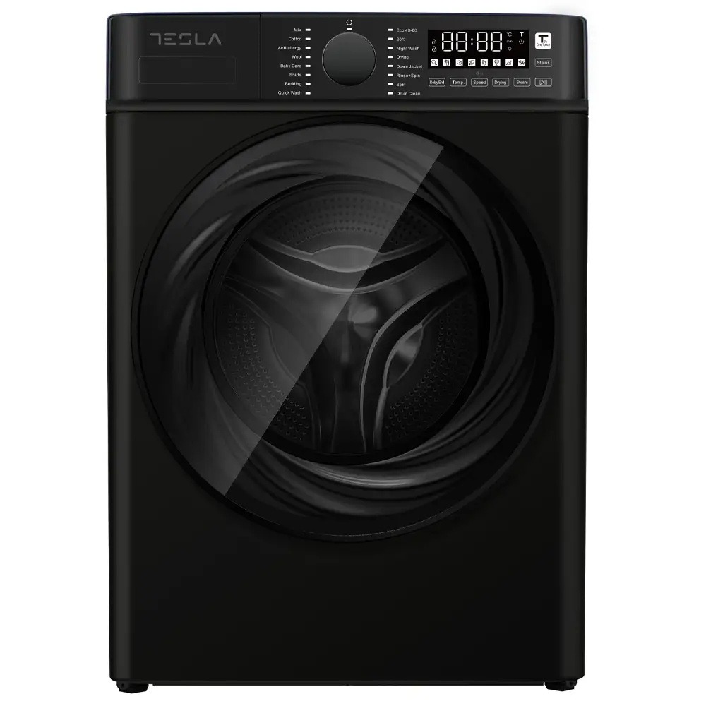 TESLA TWD106B Freestanding 10kg/6g 1400 spin speed Washer Dryer - Black