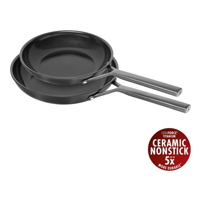 Zwillings Milano 1035087 2 Piece Fry pan set (24cm & 28cm) - Black