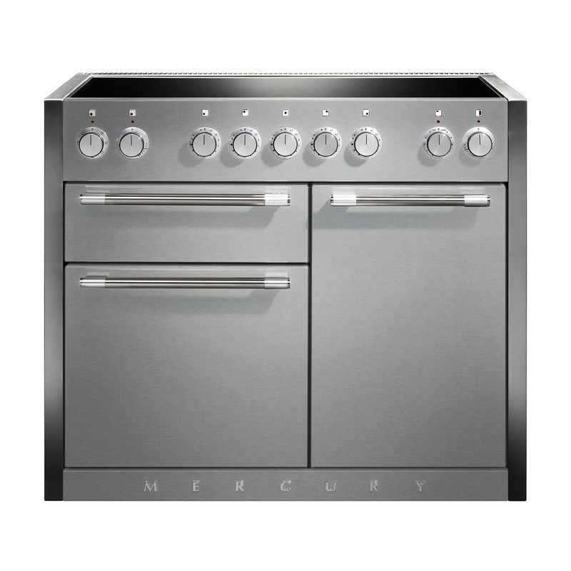Mercury MCY1082EISS 1082 Electric Induction Range Cooker-Stainless Steel/Chrome Trim