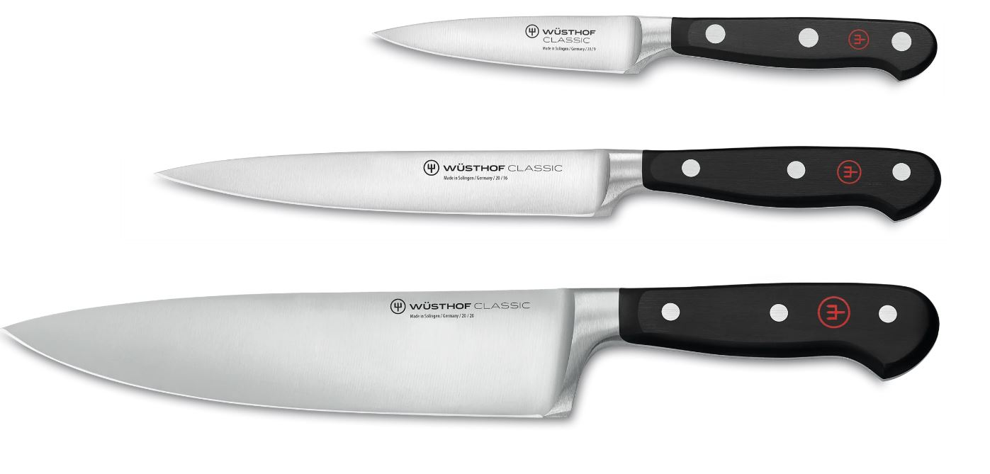 Wüsthof 1120160301 Classic Knife Set with 3 Pieces 