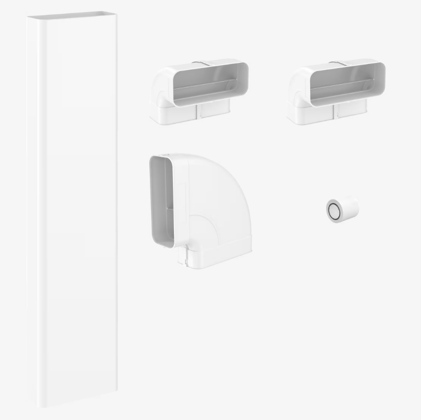 Miele DFKS Flat ducting set for KMDA 7476 / 7633 / 7634  - White (11306320)