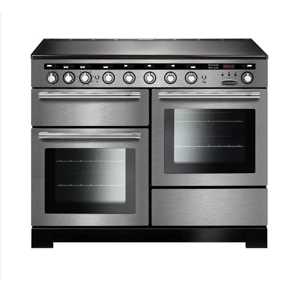 Rangemaster EDL110EISS/C ENCORE Deluxe Electric Induction 110 Range Cooker Stainless Steel