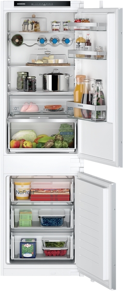 Siemens KI86NVSE0G IQ300 Built-In Fridge-Freezer With Freezer At Bottom Sliding Hing