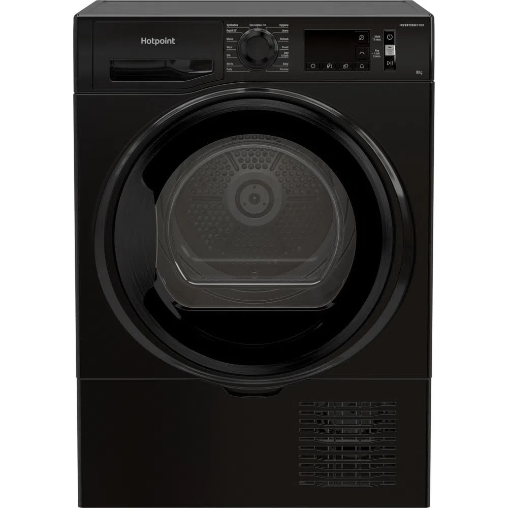 Hotpoint H3D81BUK 8Kg Freestanding Condenser Dryer - Black 