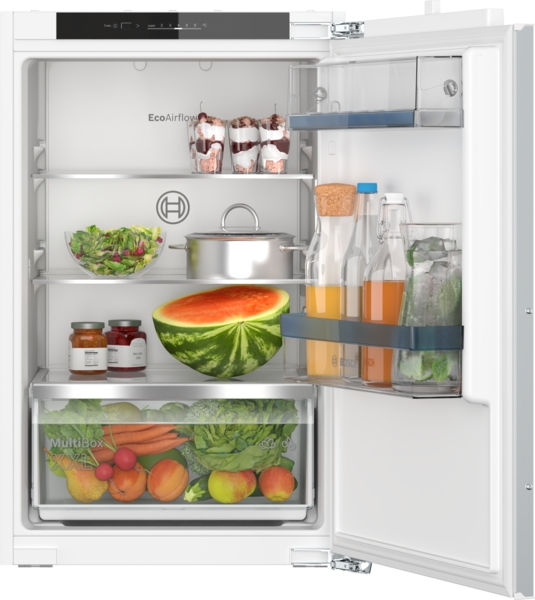 Bosch KIR21VFE0G Built-In fridge With Multibox|LED|4 glass shelves and Fixed hinge *Display Model*