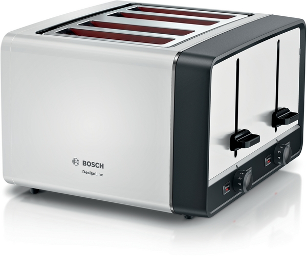 Bosch TAT5P441GB 4 Slice Toaster White