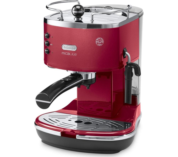 Delonghi ECOM311.R Icona Micalite Espresso Coffee Machine  - Red