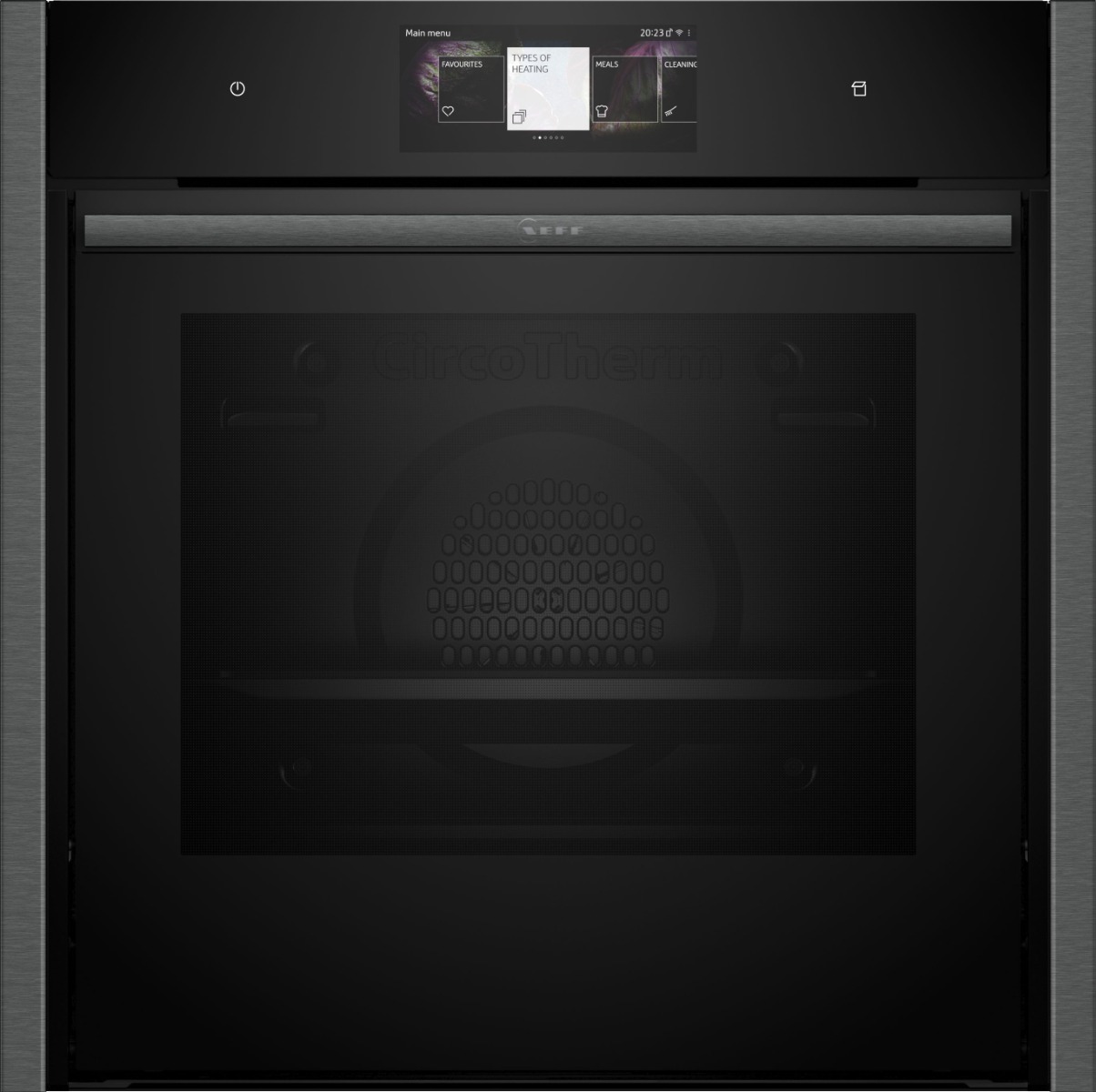 Neff B64VT73G0B Built-In Slide and Hide Single Pyrolytic Oven - Black with Graphite-Grey Trim