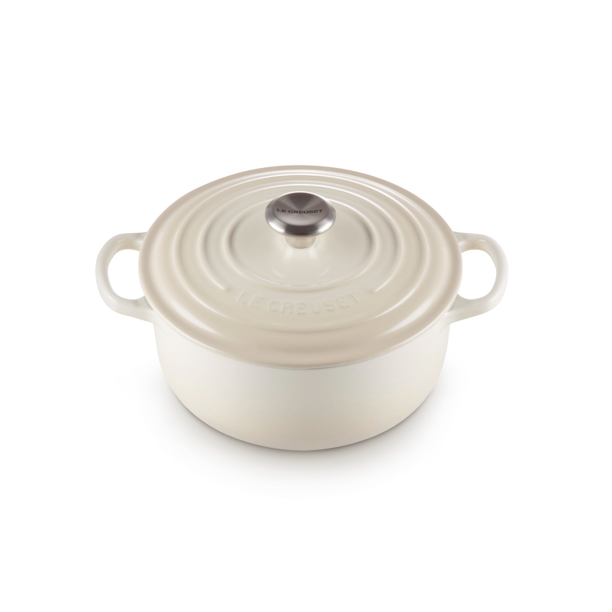 Le Creuset 20cm Round Casserole - Meringue