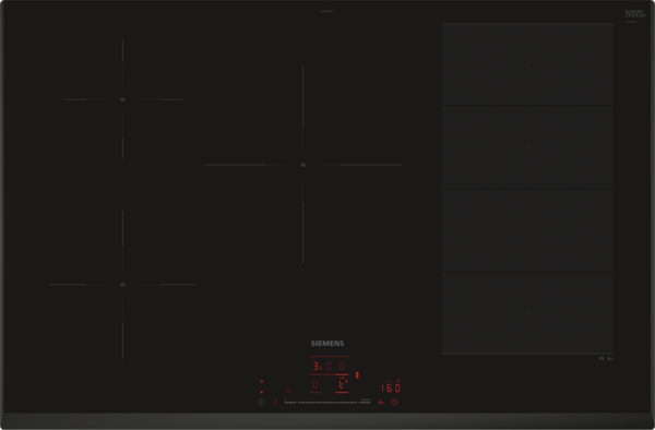 Siemens EX851HVC1E iQ700 Induction hob 80 cm - Black glass 