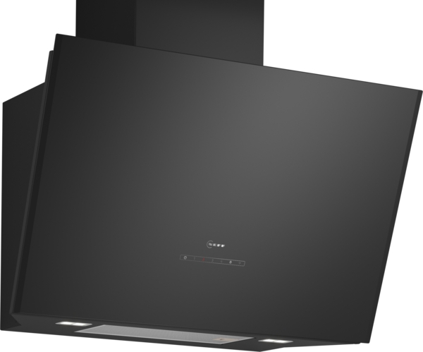 Neff D88IAN2S0B N 70 Wall-mounted cooker hood 80 cm clear glass black printed