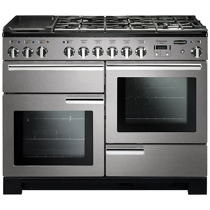 Rangemaster PDL110DFFSS/C Professional Deluxe Dual Fuel 110 Range Cooker Stainless Steel