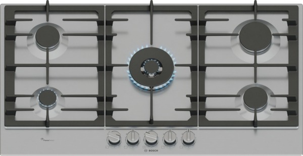Bosch Series 6 PCR9A5I90 Gas Hob 90 cm - Stainless Steel