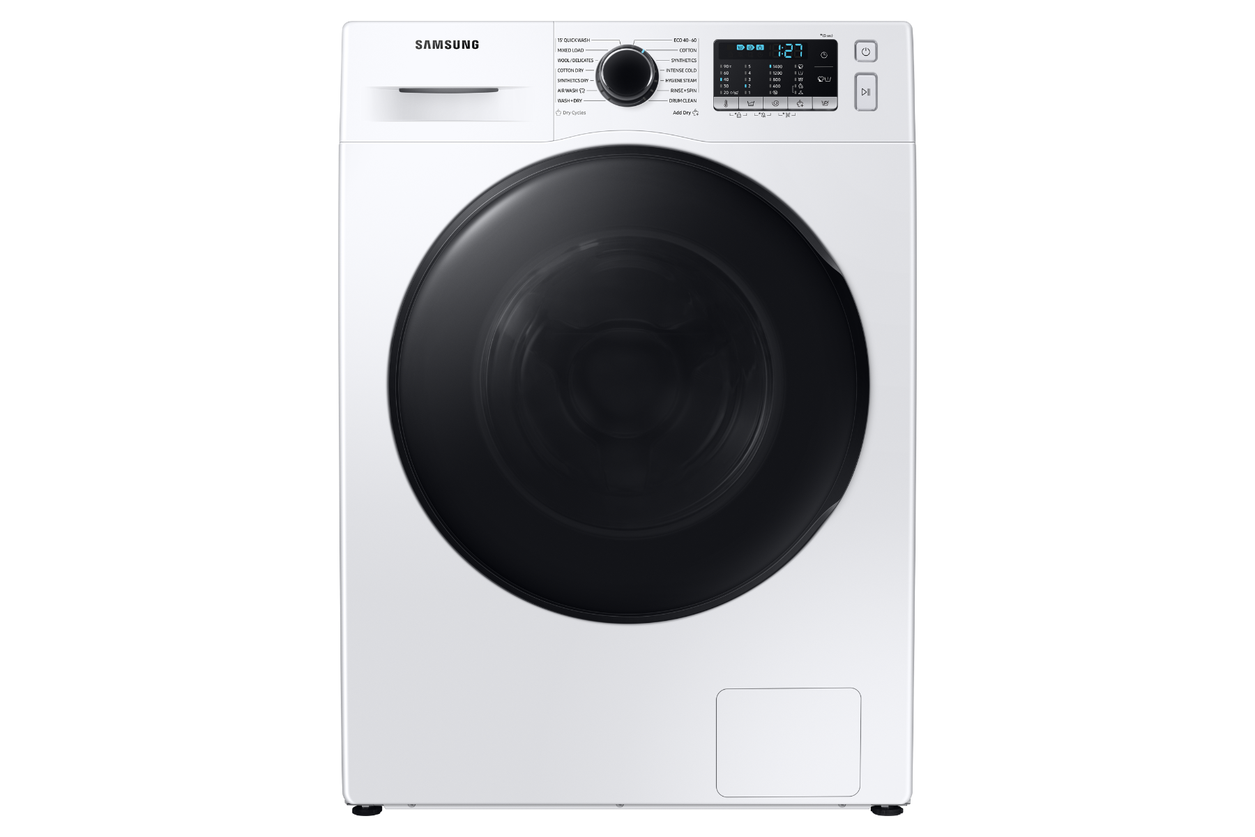 Samsung Series 5 WD90TA046BE/EU Freestanding Ecobubble Washer Dryer|9/6kg 1400rpm - White *Display Model*