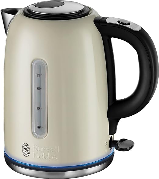 Russell Hobbs 20461 Quiet Boil 1.7L Kettle - Cream 