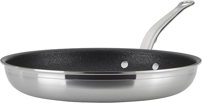 Hestan 31577 Probond Open Non Stick 32cm Skillet - Stainless Steel
