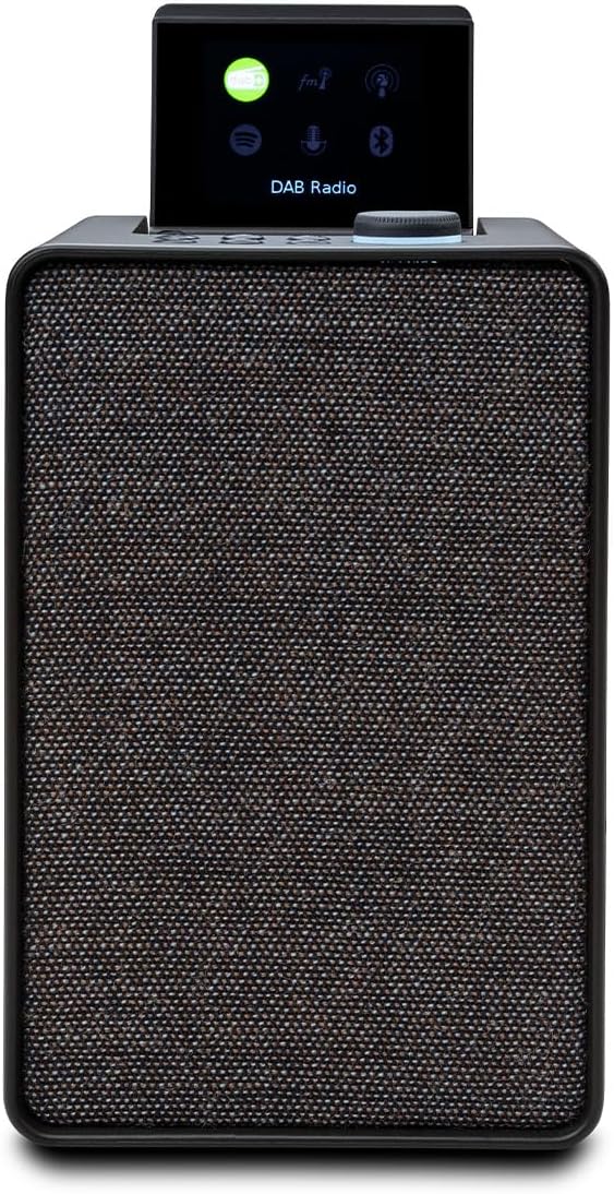 Pure 249522 Evoke Spot DAB+/FM/Internet Radio Wi-Fi Bluetooth Compact Hi-Fi System - Coffee Black