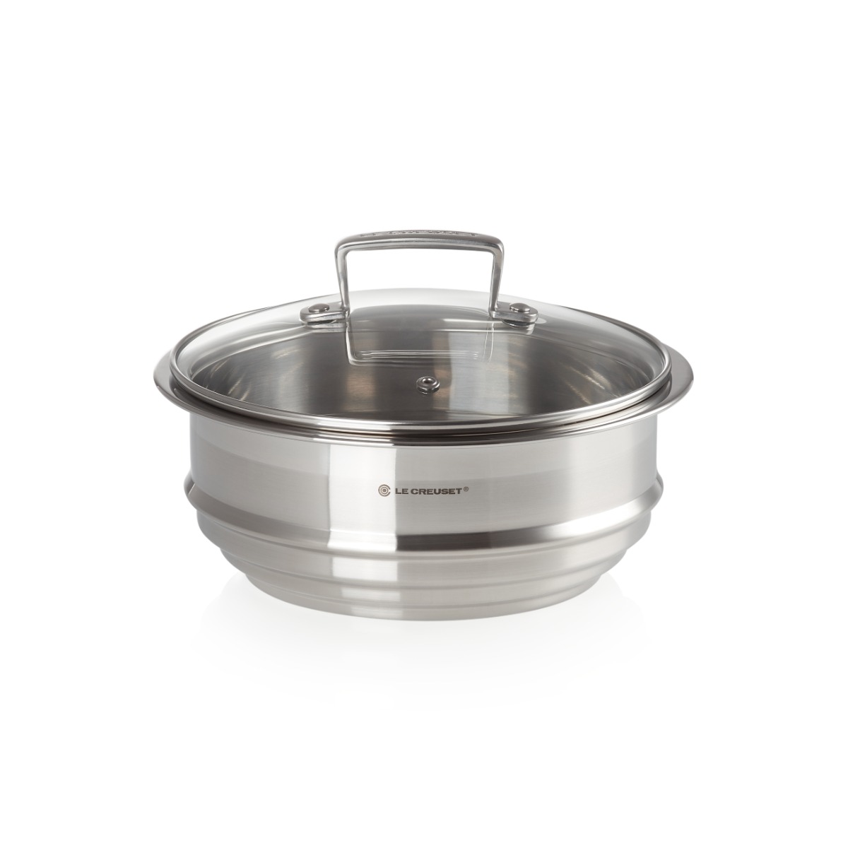 Le Creuset 962019001 3Ply Multi Steamer with Glass Lid - Stainless Steel