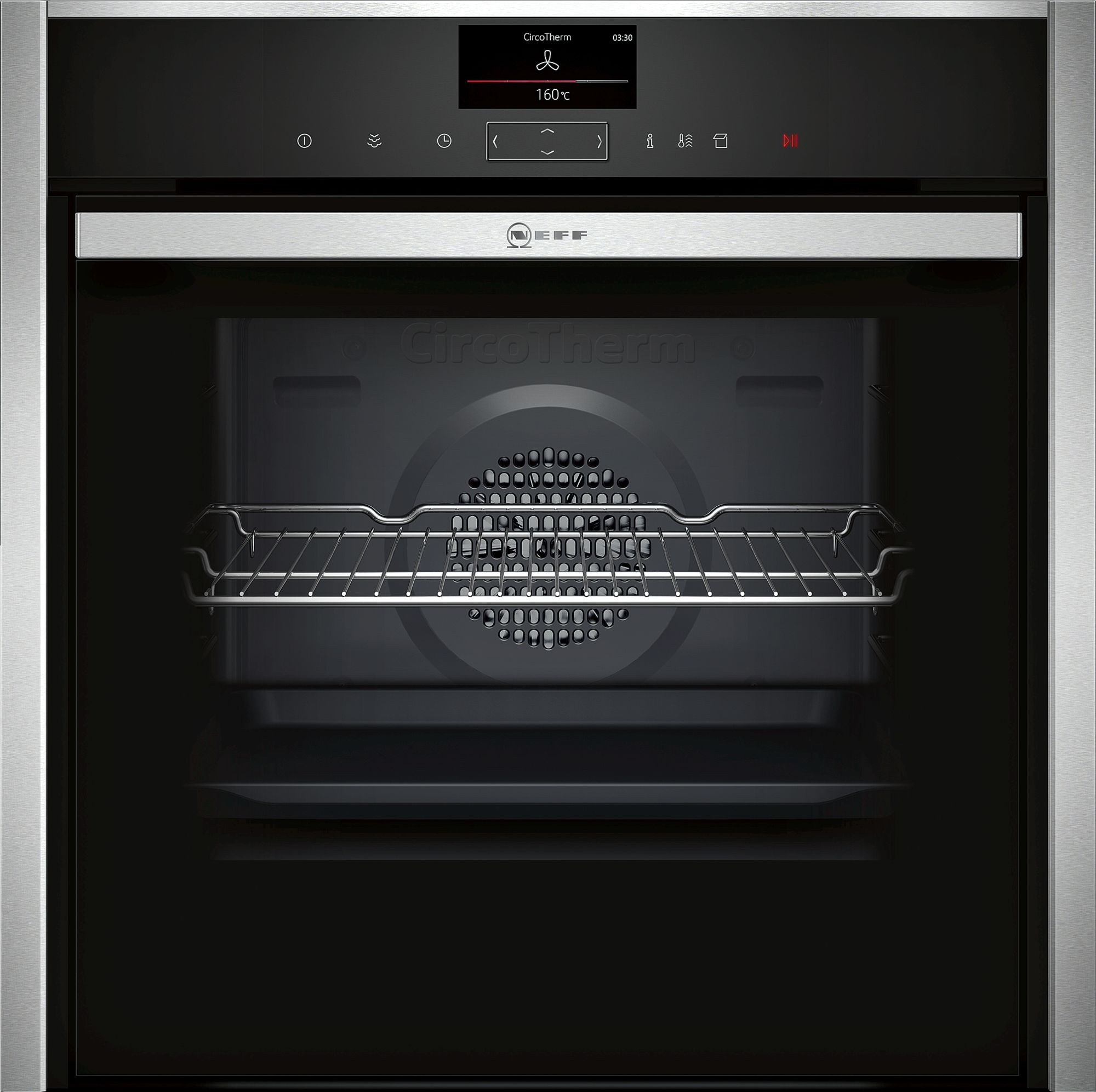 Neff B47FS34H0B Built-in Oven with Steam Function - Stainless Steel