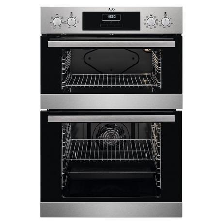 AEG DEX33111EM 59.4cm Built In Electric Double Oven - Stainless