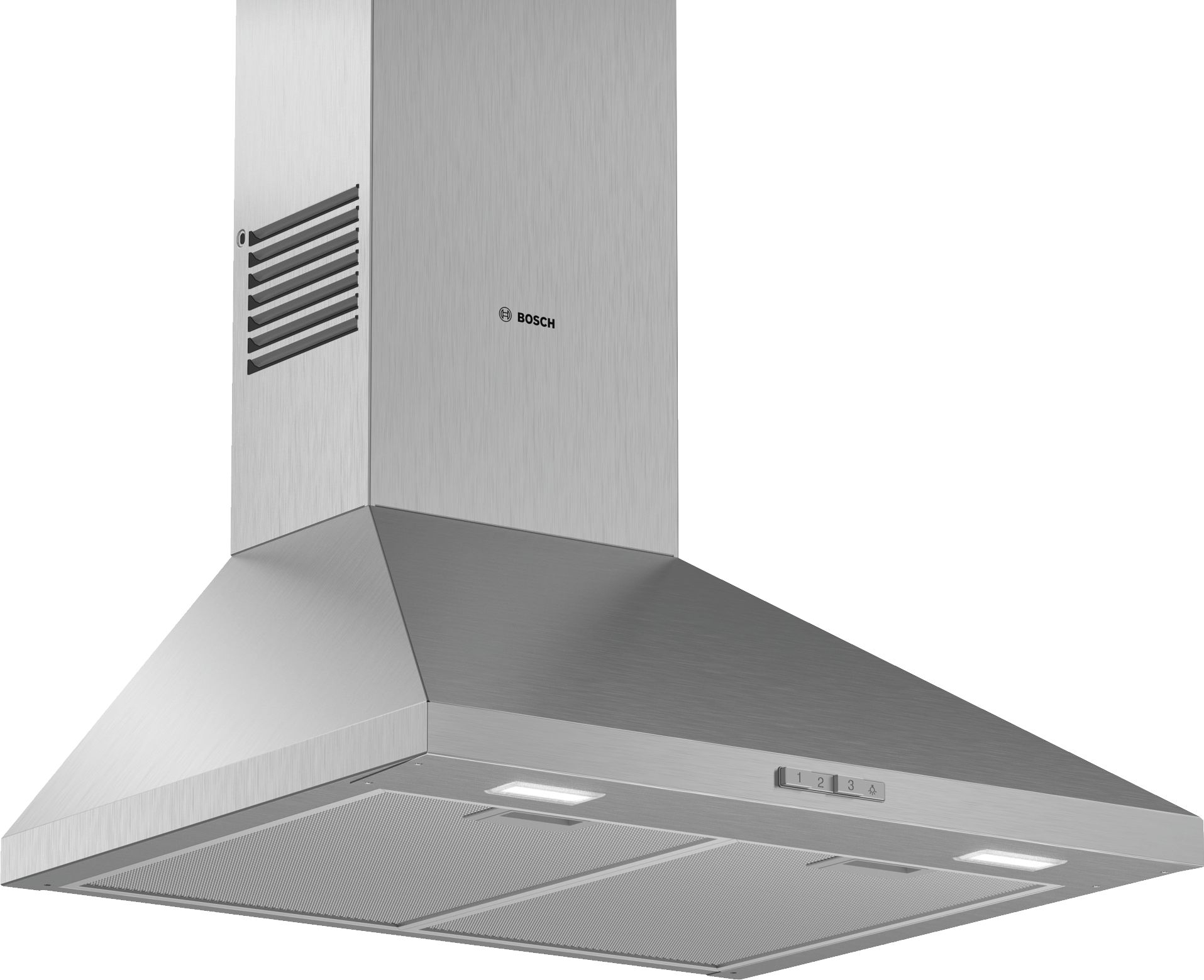 Bosch  Serie | 2 DWP64BC50B 60cm Wall Mounted Cooker Hood Stainless Steel
