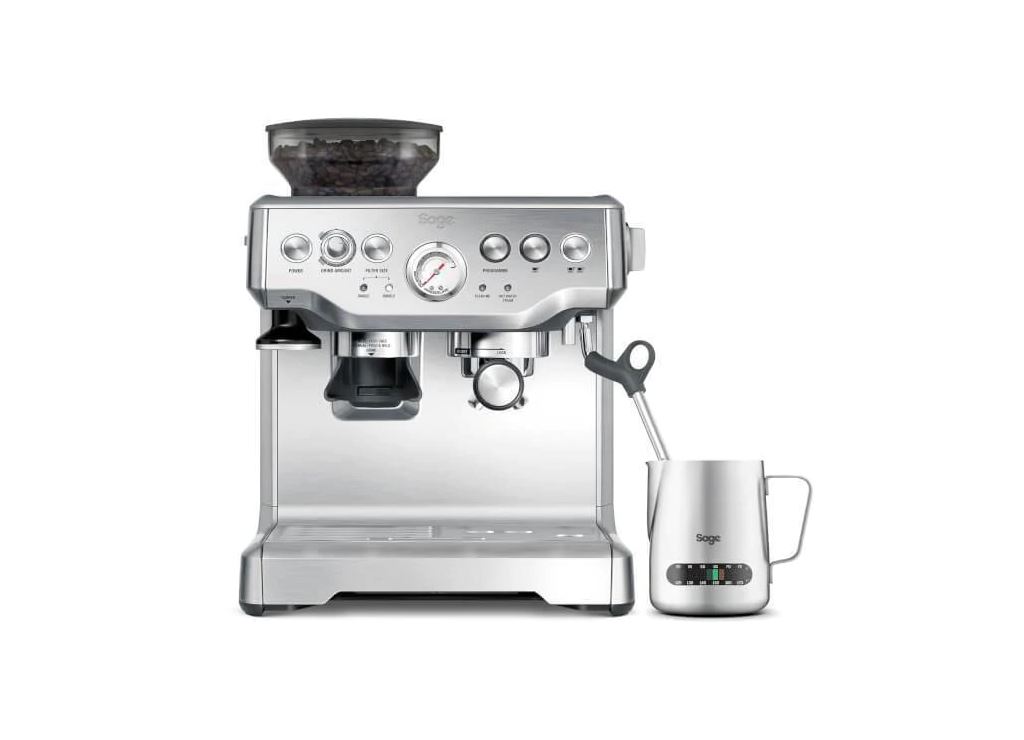 Sage BES875UK Barista Express Bean To Cup Coffee Machine Brushed Stainless Steel 