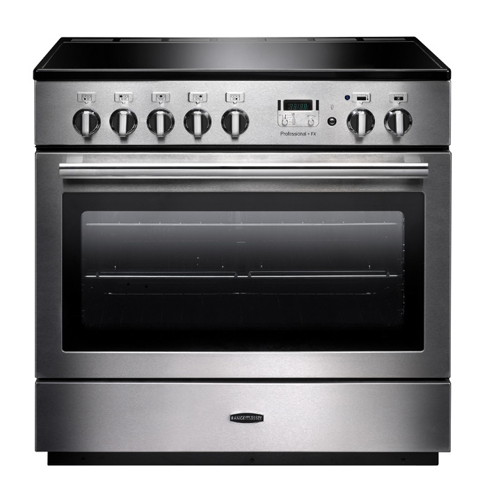 Rangemaster PROP90FXEISS/C Professional Plus FX 90 Electric Induction Range Cooker Stainless Steel