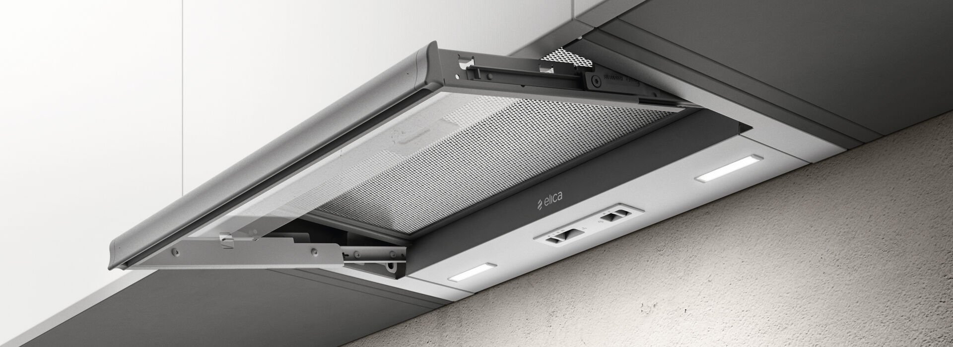 Elica CIAK2GRA90 90cm Telescopic Hood Grey  (PRF0181903)