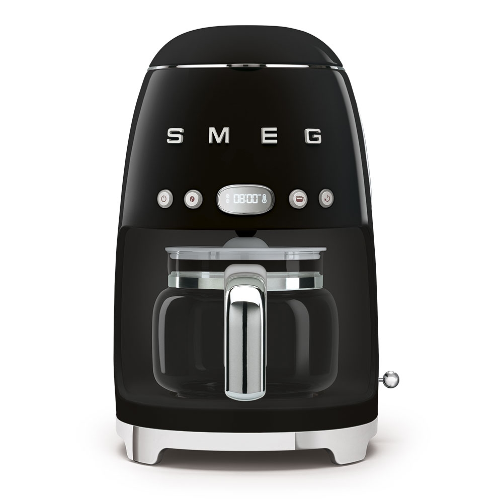 Smeg DCF02BLUK Drip Filter Coffee Machine 50s Style-Black