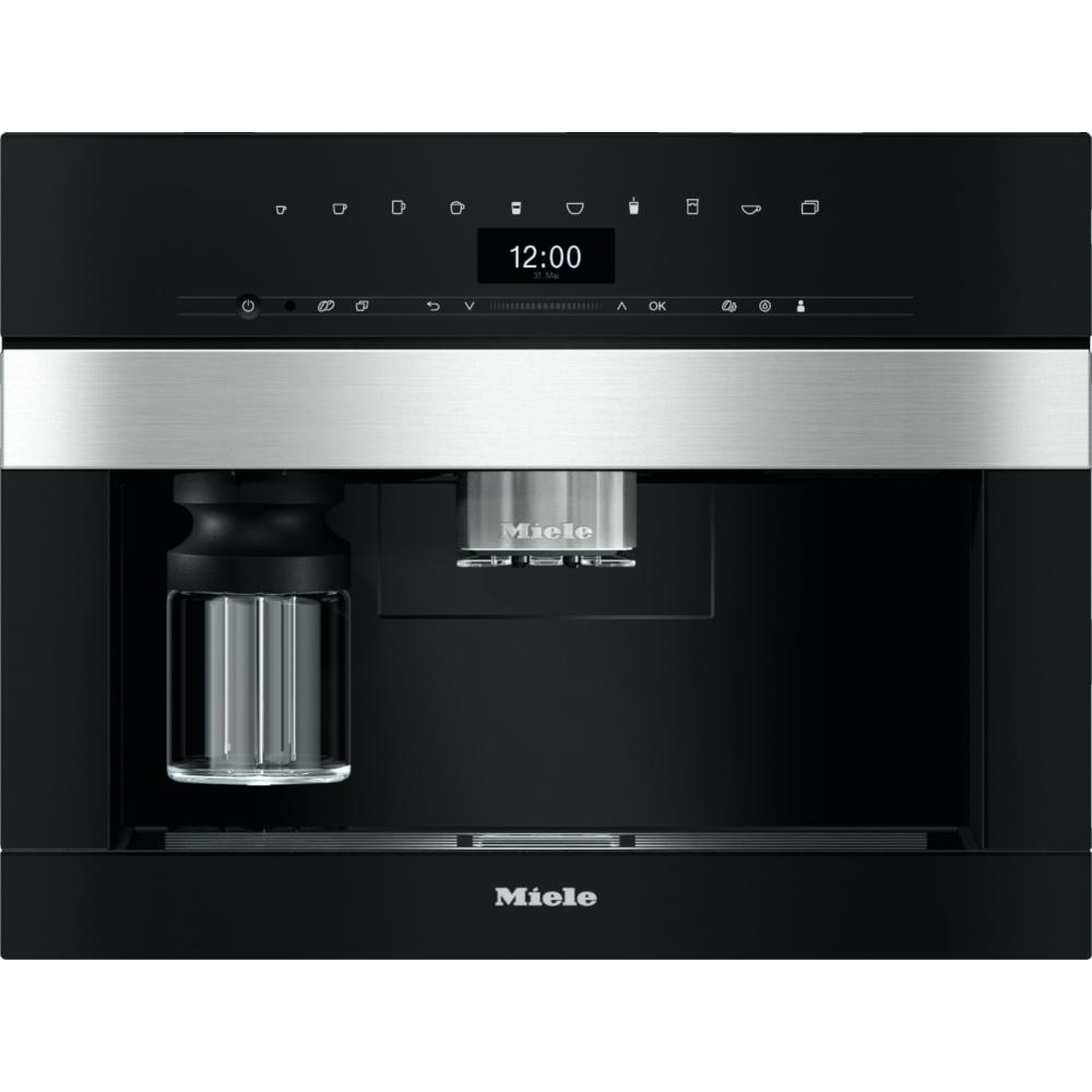 Miele CVA7440CLST Built-in Coffee Machine with the Patented CupSensor - Clean Steel