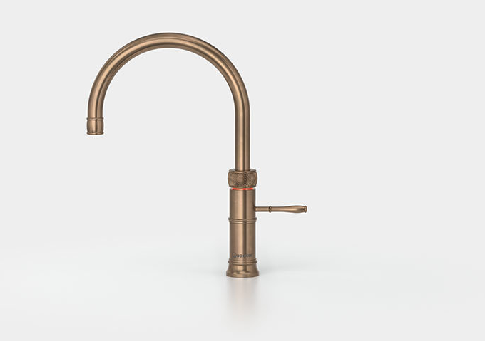 Quooker 2.2CFRPTN Combi 2.2 Classic Round Patinated Brass | Donaghy Bros.