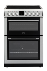 Belling BFSE62MFIX 60cm Electric Ceramic Multifunction Double Oven Cooker Stainless Steel