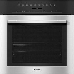 Miele ContourLine H7164B Single Built In Electric Oven-Clean Steel