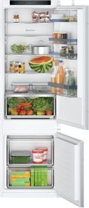 Bosch KIV87VSE0G Built-in fridge-freezer with freezer at bottom, sliding hinge
