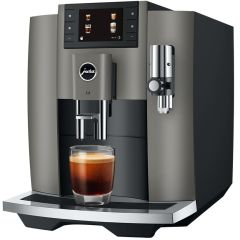 Jura UK 15583 E8 Freestanding Coffee Machine - Dark Inox