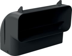 Bosch HEZ9VDSB3 90 Degree Bend Vertical M Flat Duct - Black