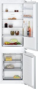 Neff KI7861FF0G Built-in fridge-freezer with freezer at bottom flat hinge