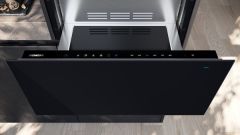 Siemens BI710D1B1B 29 cm high| electronic touch control warming drawer
