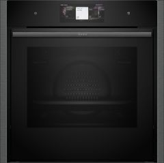 Neff B64FT53G0B Built-In Slide and Hide Single Ovens - Black with Graphite-Grey Trim