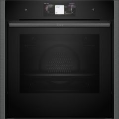 Neff B64VT73G0B Built-In Slide and Hide Single Pyrolytic Oven - Black with Graphite-Grey Trim