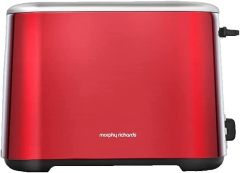 Morphy Richards 222066 Equip 2 slice toaster Red 