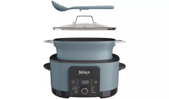 Ninja MC1001UK Foodi Possible Cooker 8-in-1 Slow Cooker -Sea Salt Grey 