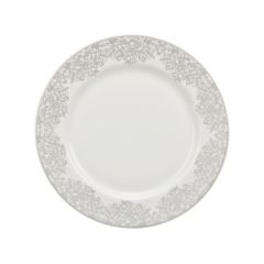 Denby 359010004 Monsoon Filigree Salad Plate - Silver 