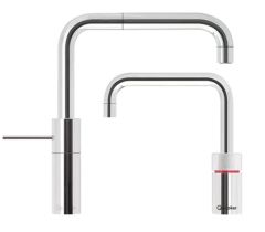 Quooker 3NSRVSTT PRO3 Nordic Square Twintaps stainless steel 