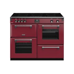 Stoves RCHDXS1100EICBCRE Richmond Deluxe 110cm Induction CB Range Cooker - Chilli Red