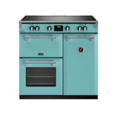 Stoves RCHDXS900EITCHCBL Richmond Deluxe 90cm Electric Induction Range Cooker - Country Blue