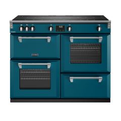 Stoves RCHDXS1100EITCHKTE Richmond Deluxe 110cm Electric Induction Range Cooker - Kingfisher Teal