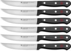 Wüsthof 1125060601 Gourmet Steak Knife Set with 6 Knives 