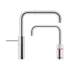 Quooker 7NSRVSTT PRO7 Nordic Square Boiling Water Twin Taps stainless steel 