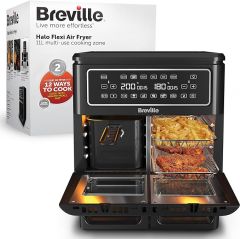 Breville VDF130 Halo Flexi Air Fryer 11L - Black 